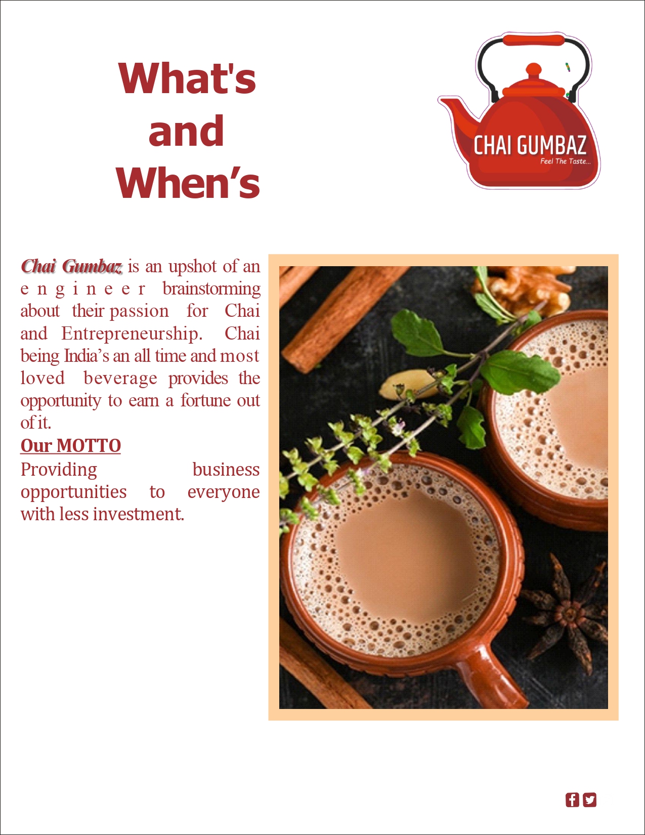 Chai Gumbaz Franchise 1